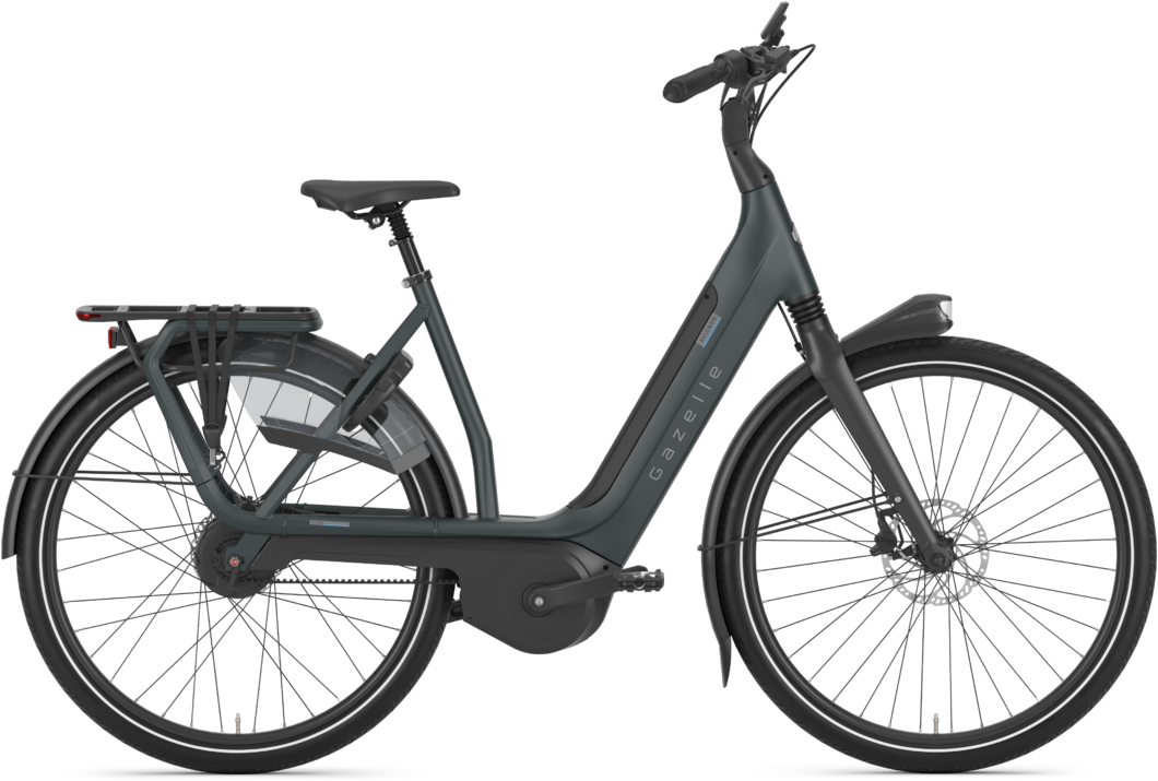 Gazelle AVIGNON C8 HMB BELT Elcykel Dame 2023 - Grå