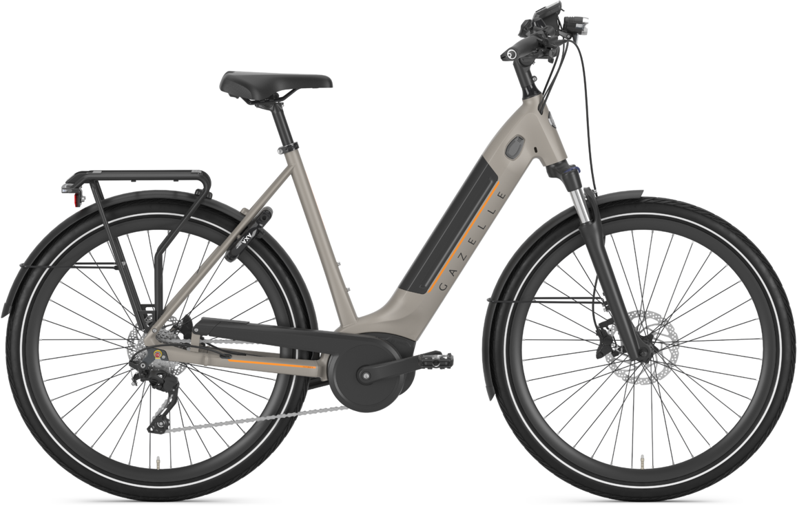 Gazelle ULTIMATE T10 HMB Elcykel Dame 2022 - Grå