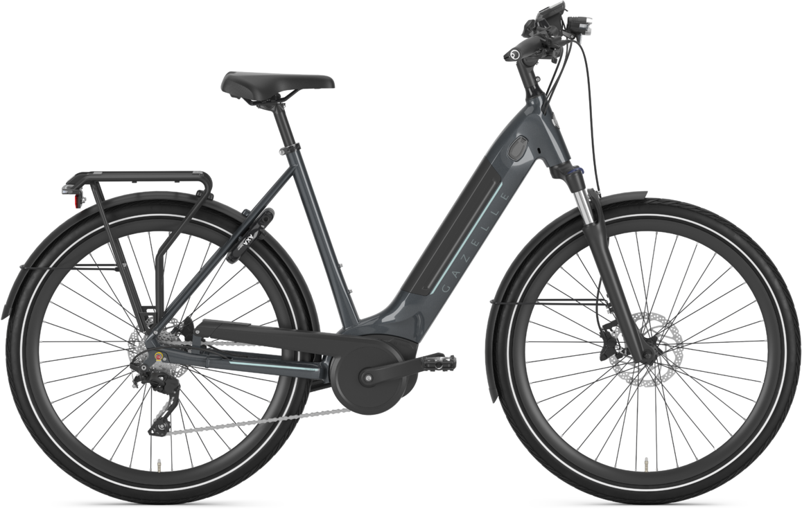 Gazelle ULTIMATE T10 HMB Elcykel Dame 2022 - Grå