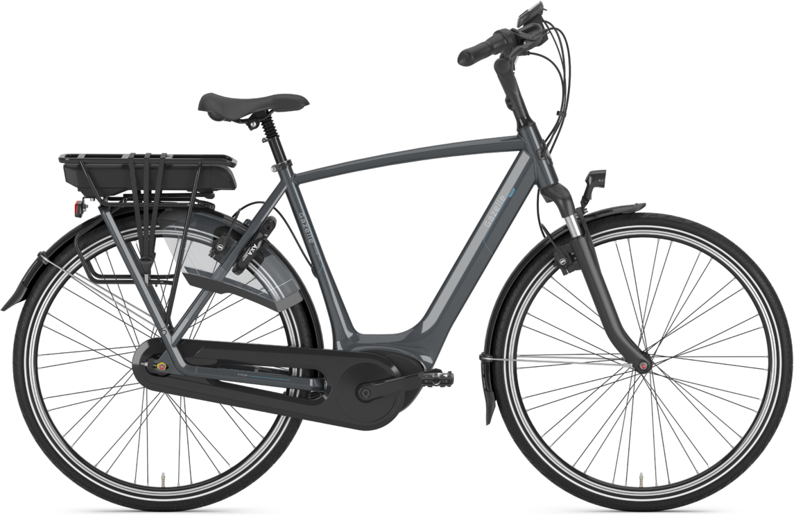 Gazelle ORANGE C7+ HMB 400wh Elcykel Herre 2022 - Grå