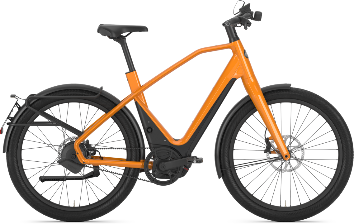 Gazelle No1 625Wh Speed Pedelec 45 km/t - Orange Tilbud!