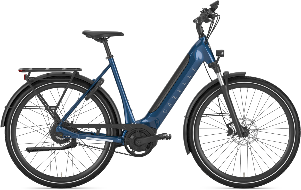 Gazelle ULTIMATE C380 HMB Elcykel Dame 2024 - Blå