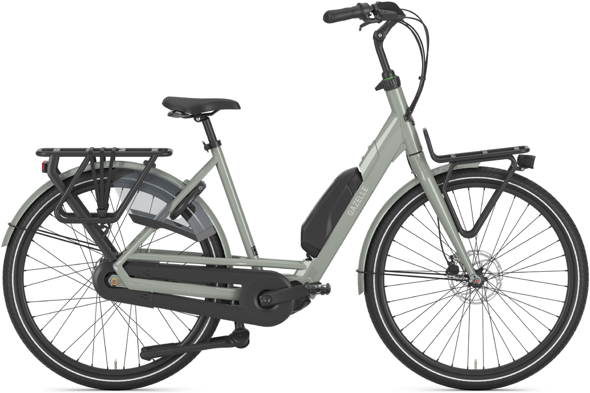 Gazelle Bloom C310 HMS Elcykel Dame 2025 - Clay Green
