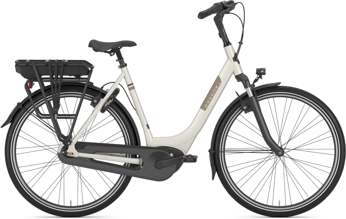 Gazelle Paris C7+ HMB Elcykel Dame 2024 - Hvid
