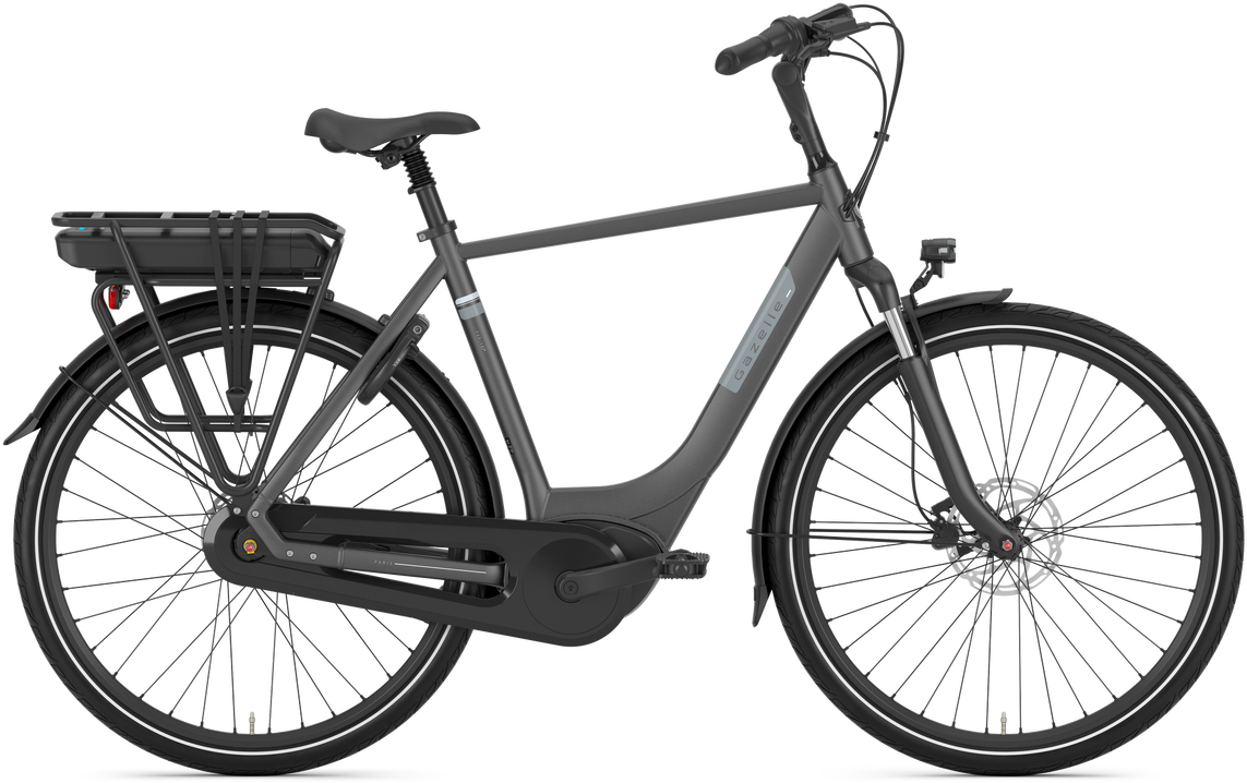 Gazelle Paris C7+ HMB Herre 2025 - Anthracite Grey Elcykel