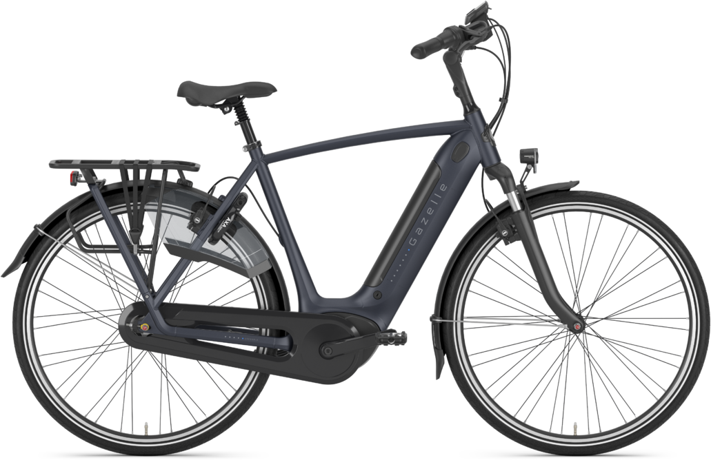 Gazelle GRENOBLE C7+ HMB Elcykel Herre 2023 - Blå