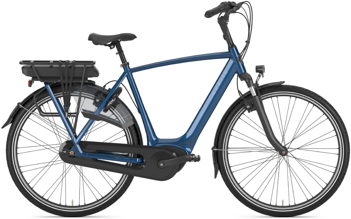 Gazelle Orange C7+ HMB Elcykel Herre 2024 - Blå