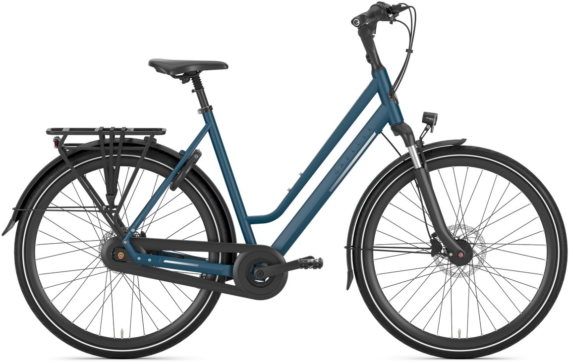 Gazelle Chamonix C7 Damecykel 2025 - Mørkeblå Tilbud