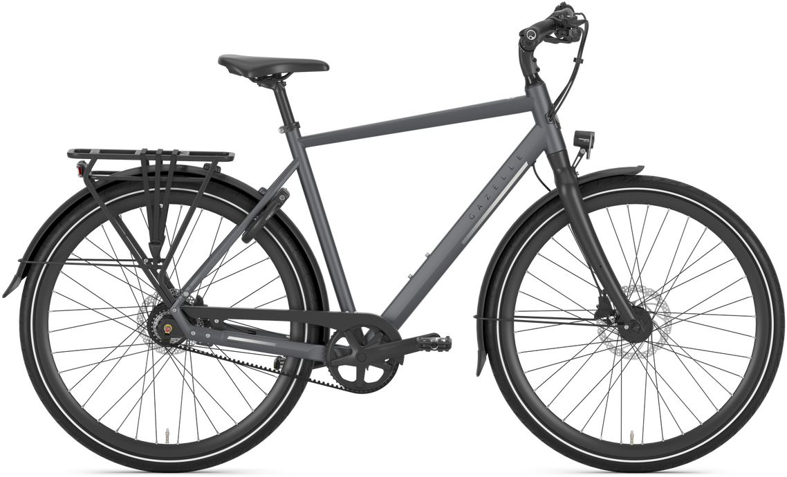 Gazelle Chamonix S11 Herrecykel 2024 - Grå Tilbud