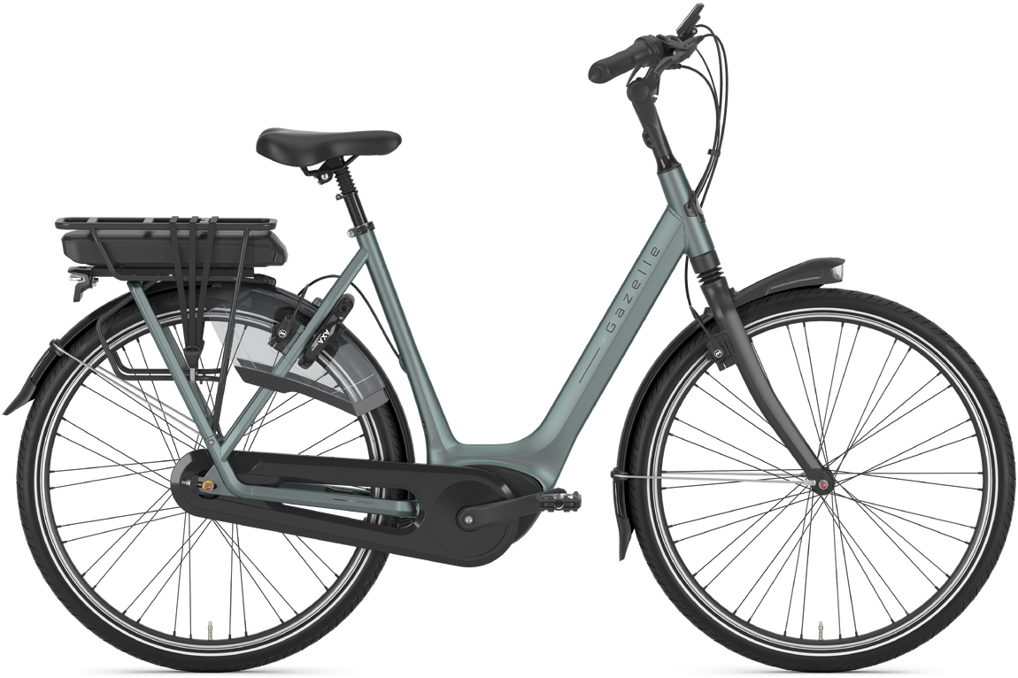 Gazelle Orange C8 HMB Elcykel Dame 2024 - Grøn på tilbud!