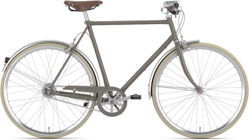 Gazelle Van Stael Herrecykel 2024 - Brun på tilbud!