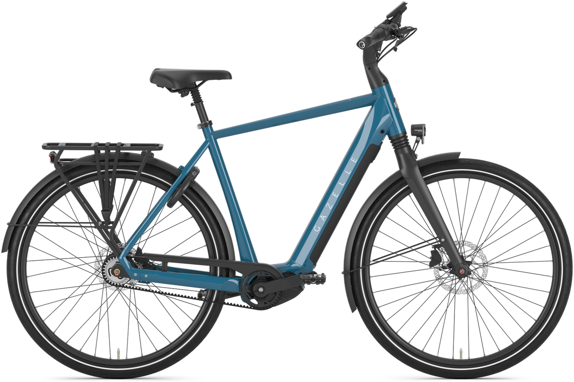 Gazelle Chamonix C5 HMS Elcykel Herre 2025 - Blå