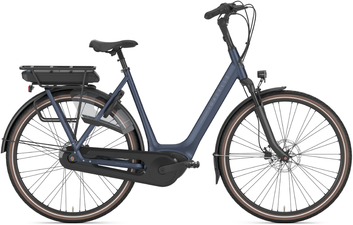 Gazelle Arroyo C8 HMB Elcykel Dame 2025 - Saturn Blå