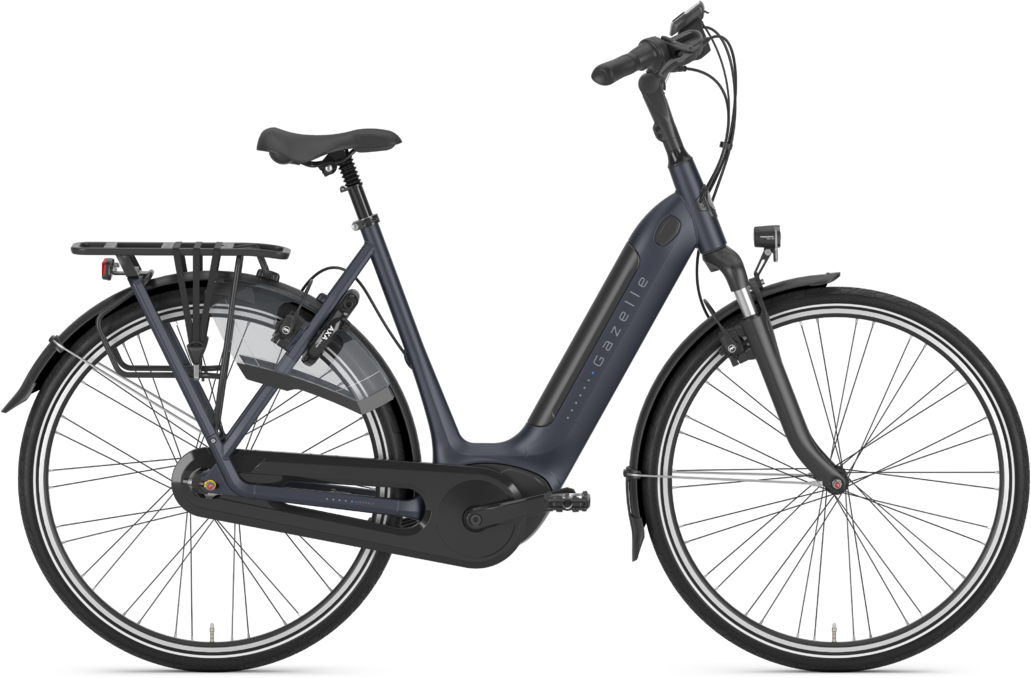 Gazelle GRENOBLE C7+ HMB Elcykel Dame 2023 - Blå