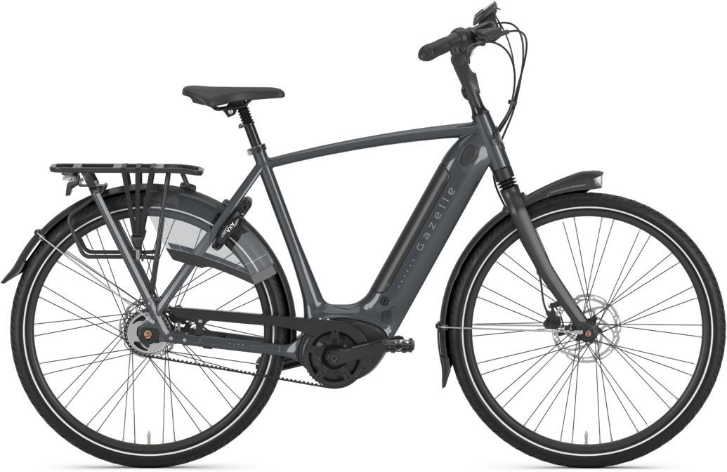 Gazelle GRENOBLE C5 HMB Elcykel Herre 2022 - Grå