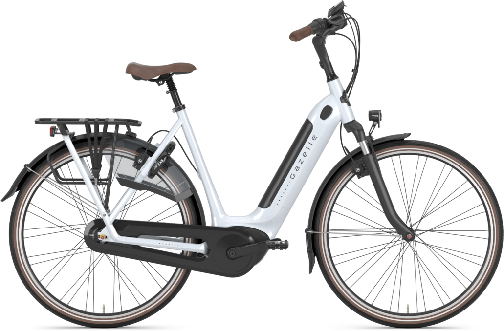 Gazelle GRENOBLE C7+ HMB 500wh 2022 - Elcykel i hvid