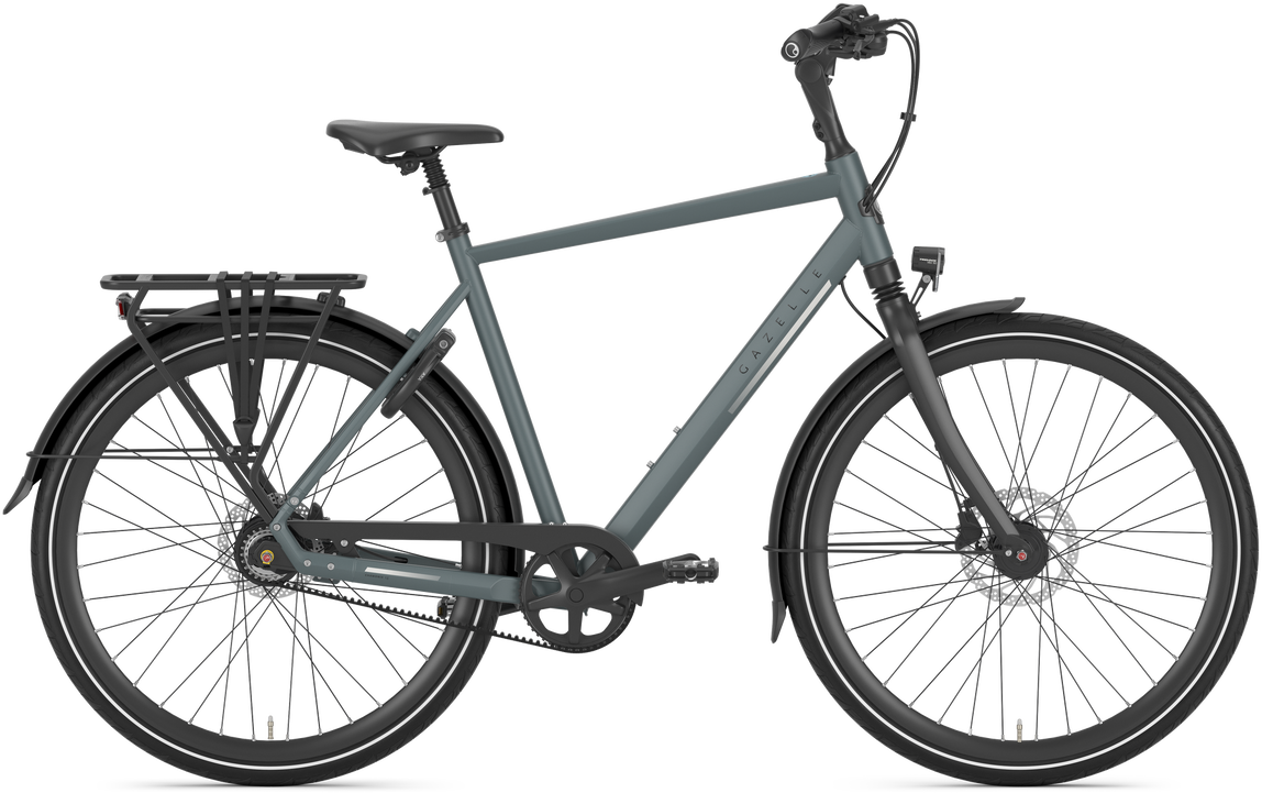 Gazelle Chamonix S8 Herrecykel 2024 - Blå Tilbud!