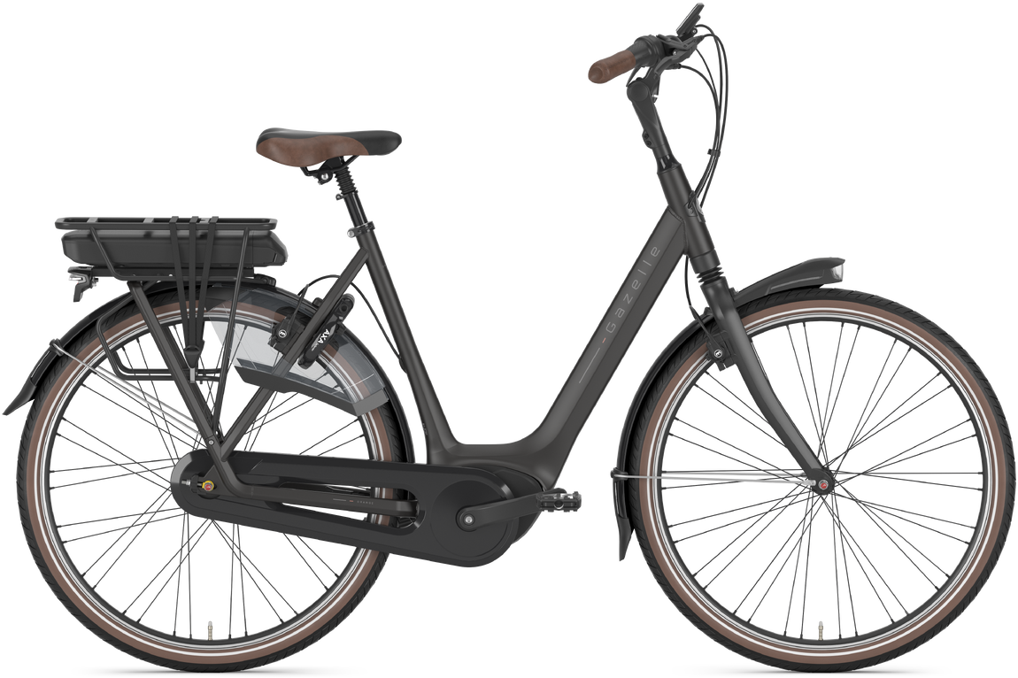 Gazelle Orange C8 HMB Elcykel Dame 2024 - Grå