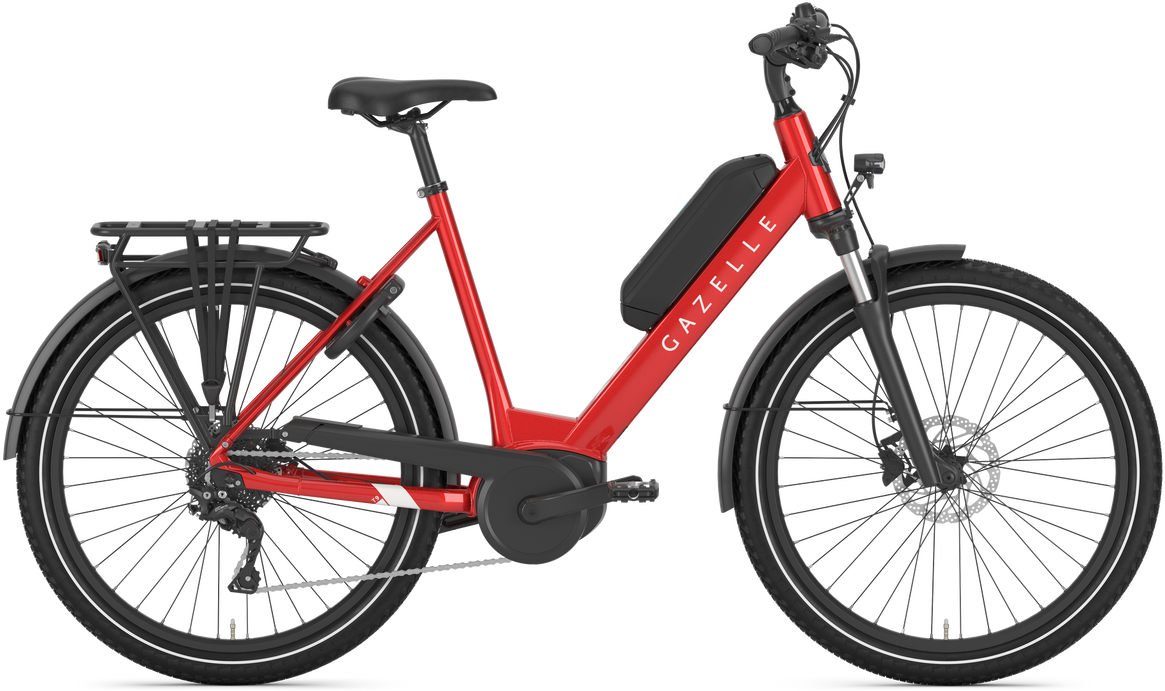 Gazelle Medeo T9 HMB Elcykel Dame 2024 - Rød Tilbud
