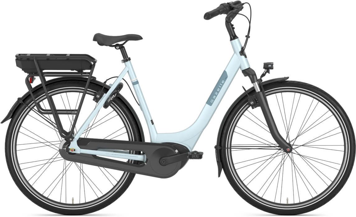 Gazelle Paris C7 HMB Elcykel Dame 2024 - Blå Udstillingsmodel