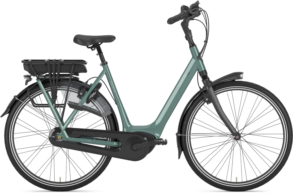 Gazelle ORANGE C8 HMB 500wh Elcykel Dame 2022 - Grøn