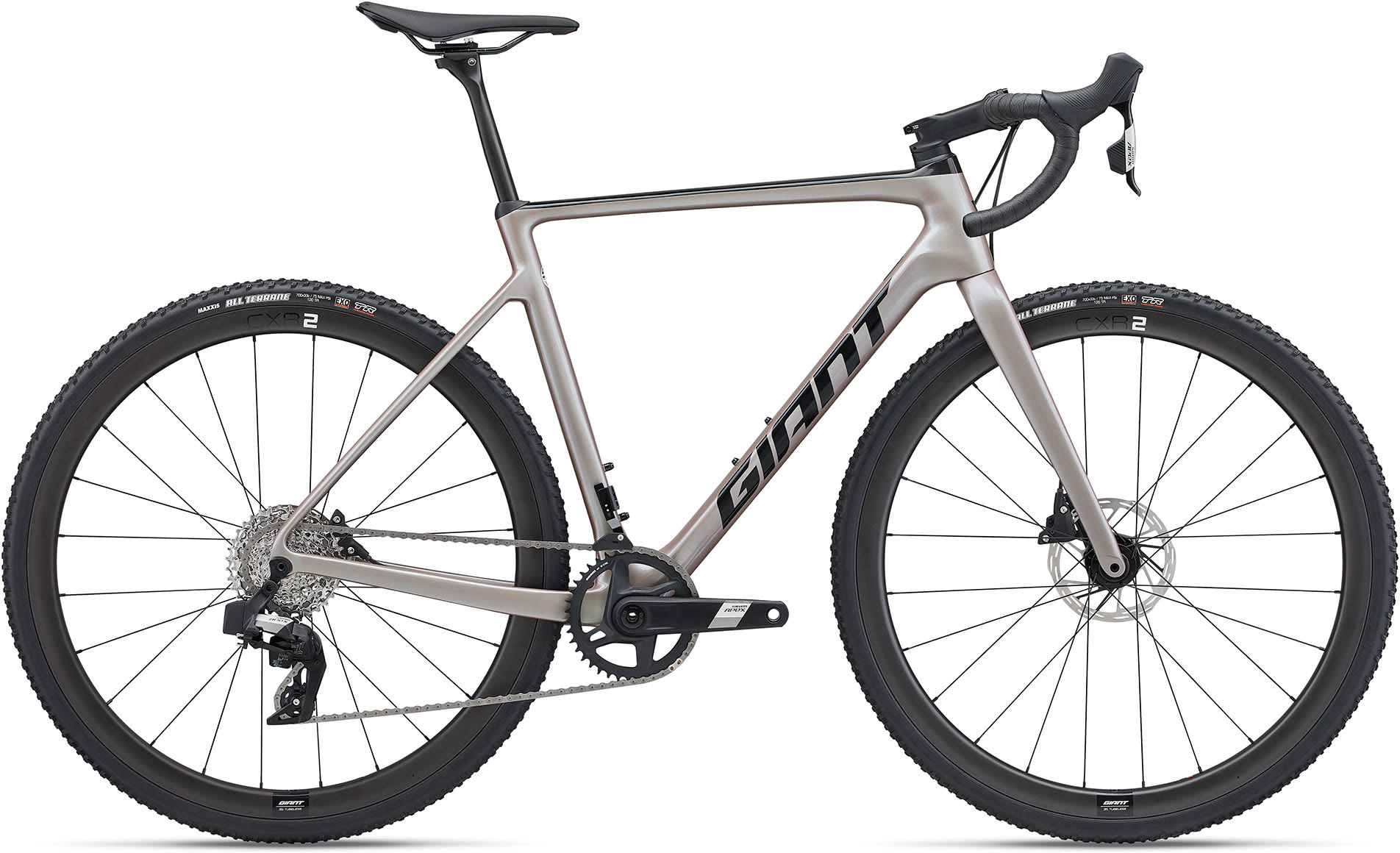 Giant TCX Advanced Pro 1 2024 - Hvid Racercykel Tilbud