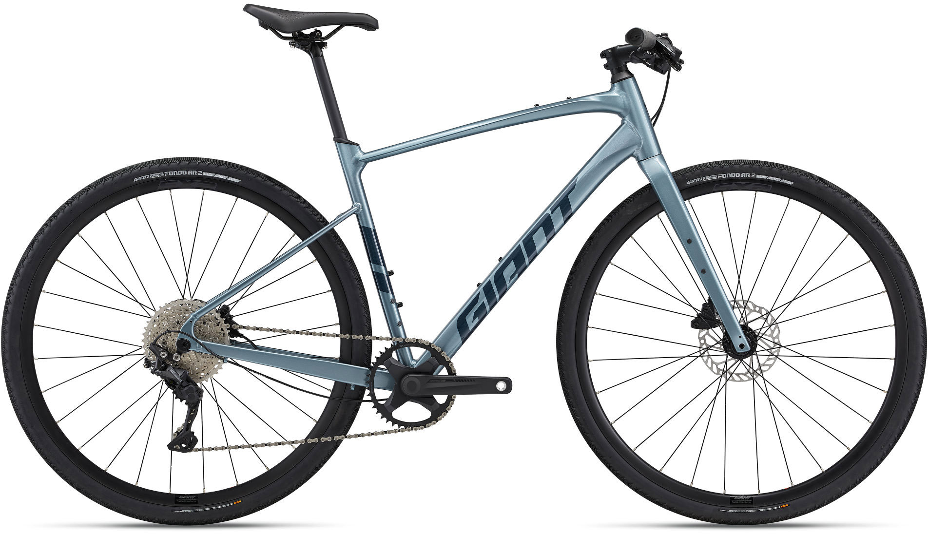 Giant FastRoad AR 1 2024 - Aged Denim til fantastisk pris!