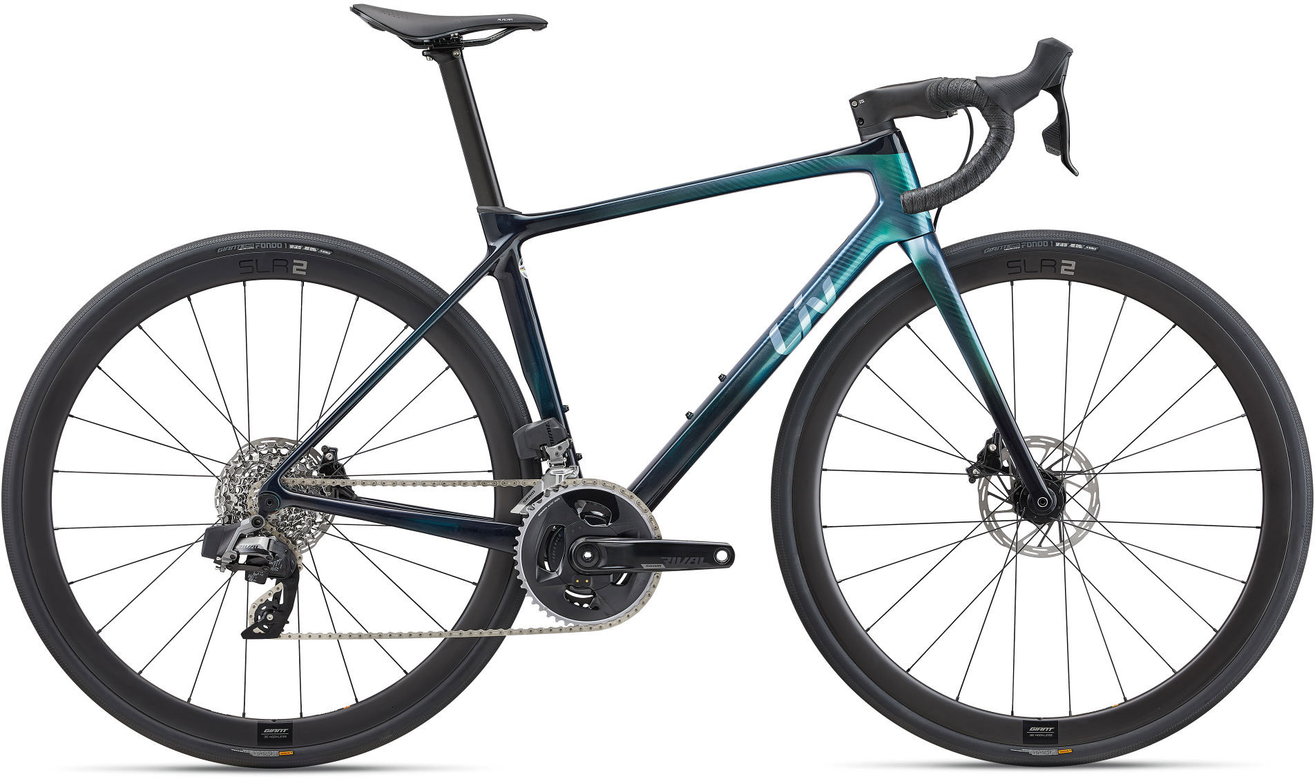 Giant Liv Langma Advanced Pro Disc 1 AR 2024 - Mørkegrøn