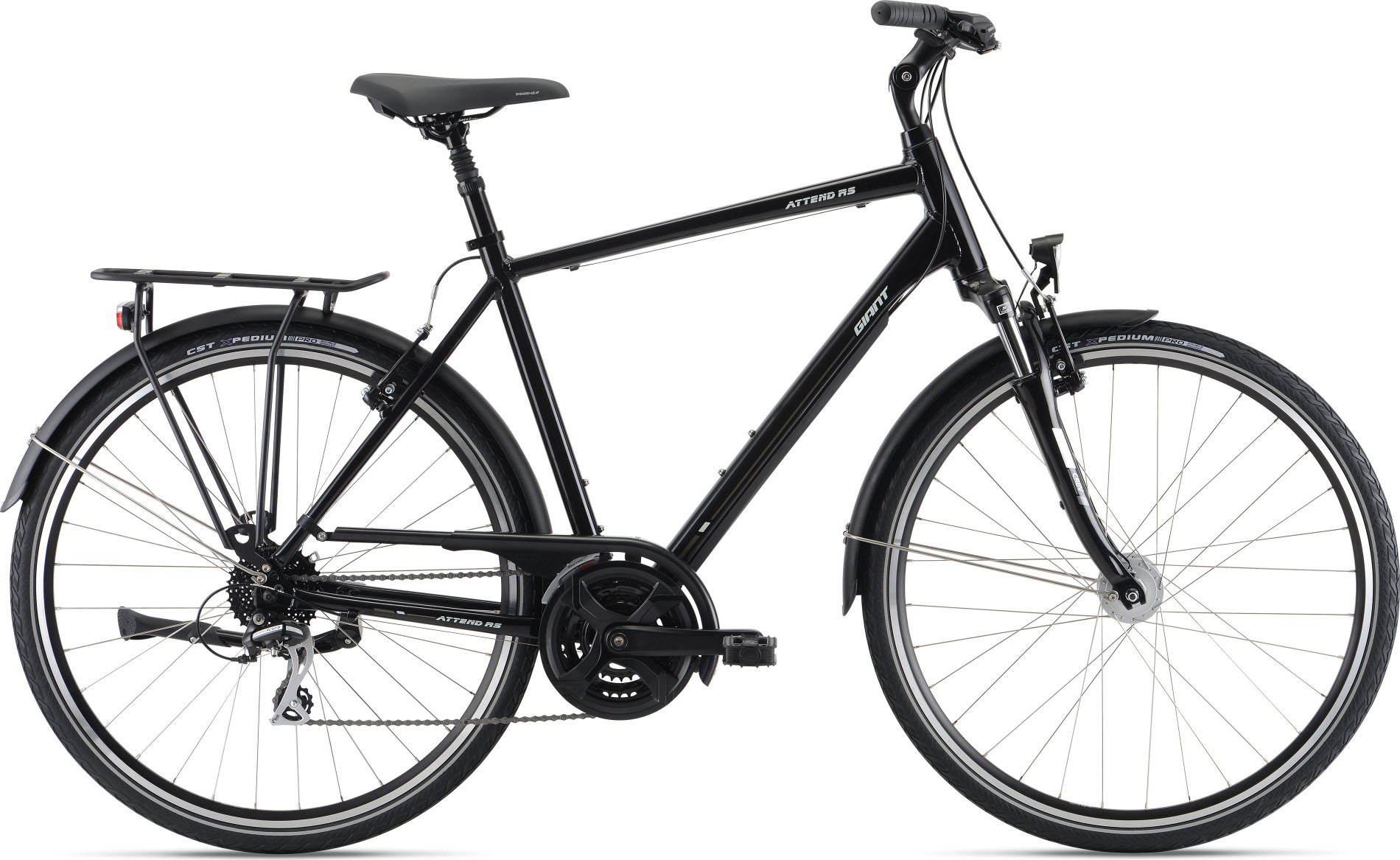 Giant Attend RS 1 Herre 2023 - Sort Cykeltilbud!