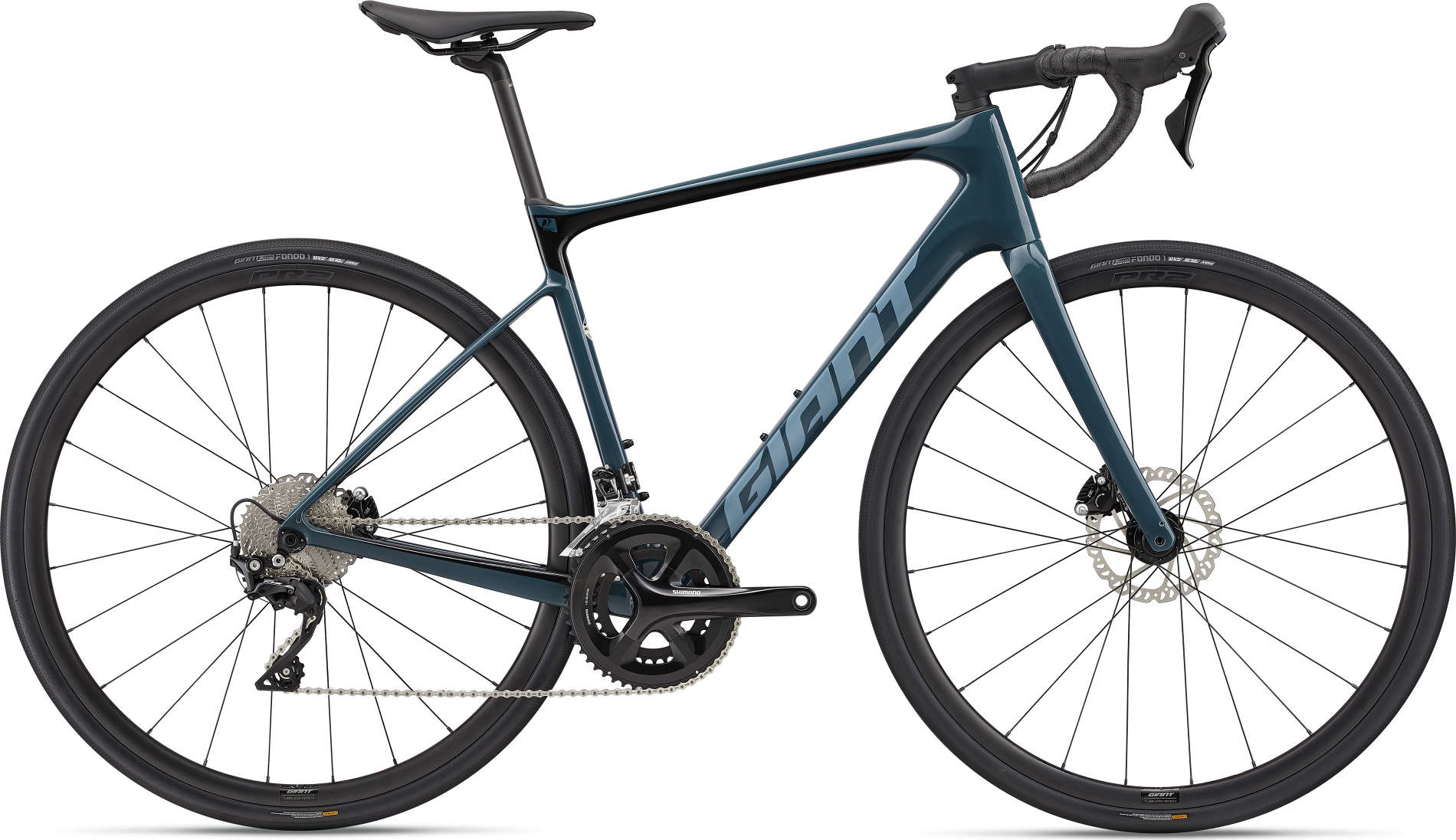 Giant Defy Advanced 2 2023 - Blå Racercykel Tilbud