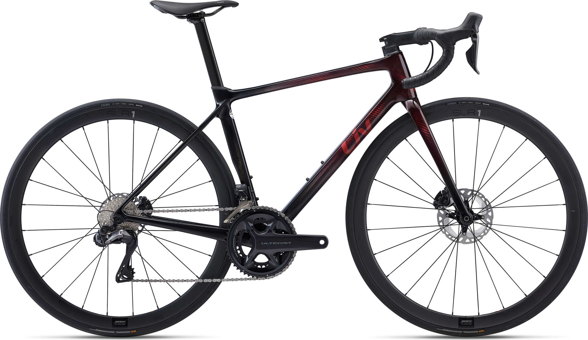 Giant Liv Langma Advanced Pro 0 Disc 2023 - Grå/Rød tilbud