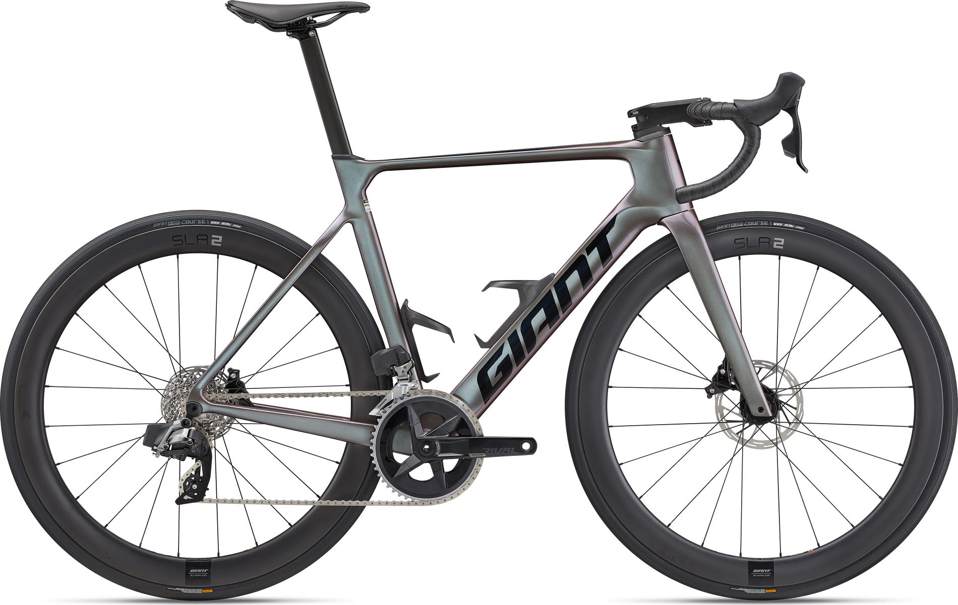 Giant Propel Advanced 1 2024 - Sølv Racercykel på Tilbud