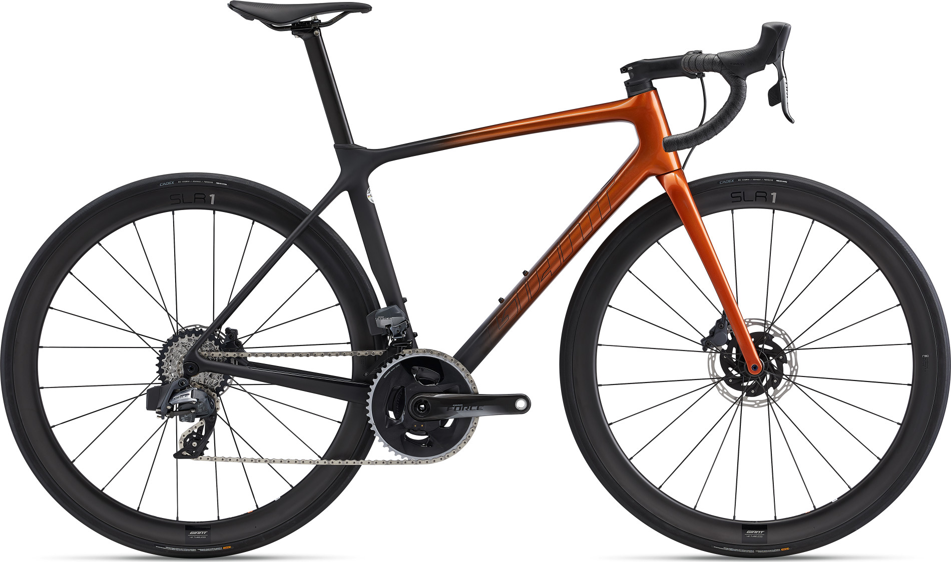 Giant TCR Advanced Pro Disc 0 AXS 2023 - Black/Orange Tilbud