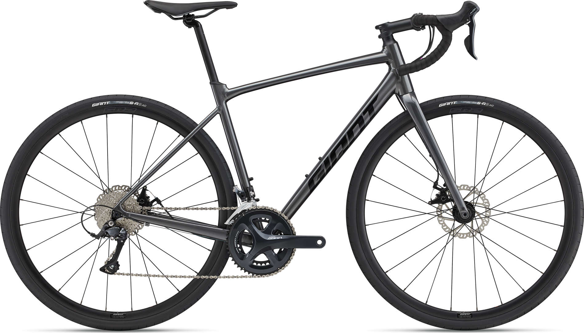 Giant Contend AR 3 2023 - Racercykel i Sort/Sølv