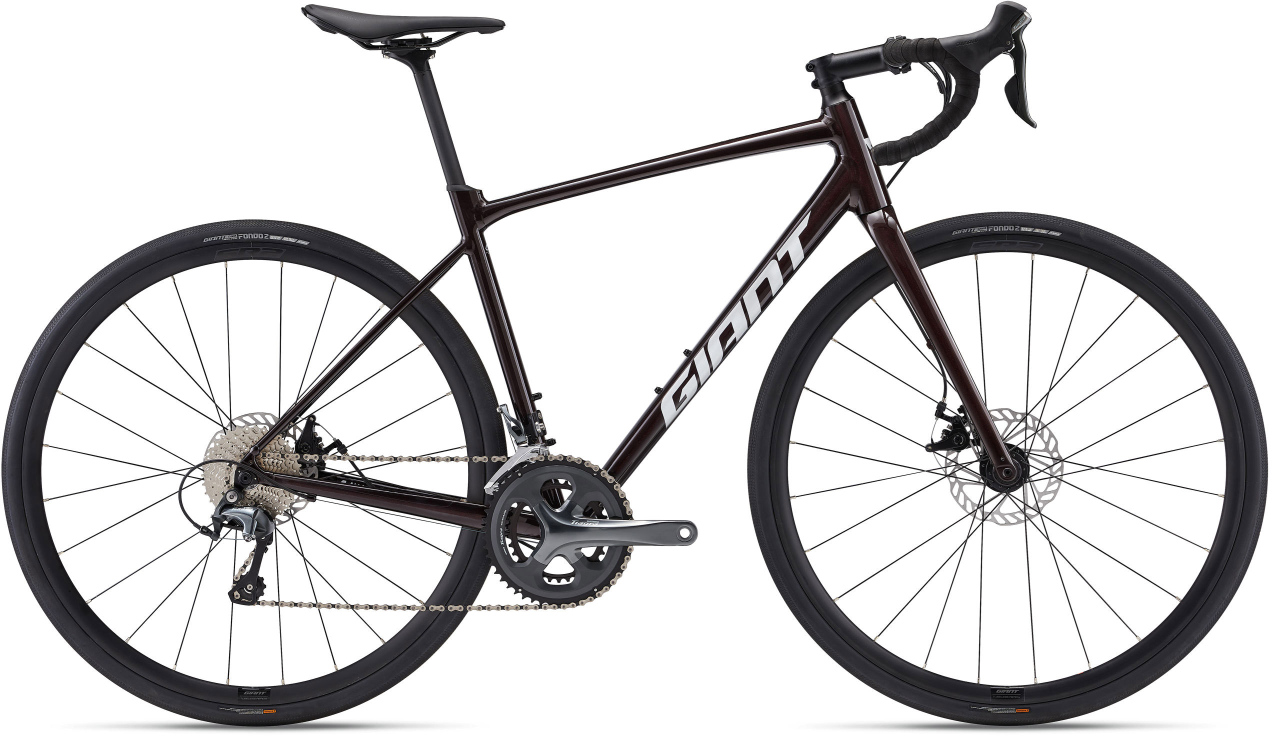 Giant Contend AR 2 2025 - Cordovan Racercykel Tilbud