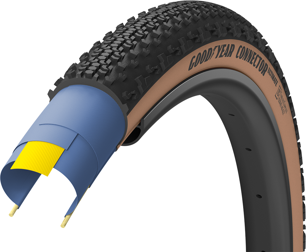 Goodyear CONNECTOR Tubeless Dæk 700x35c/50c - Brun