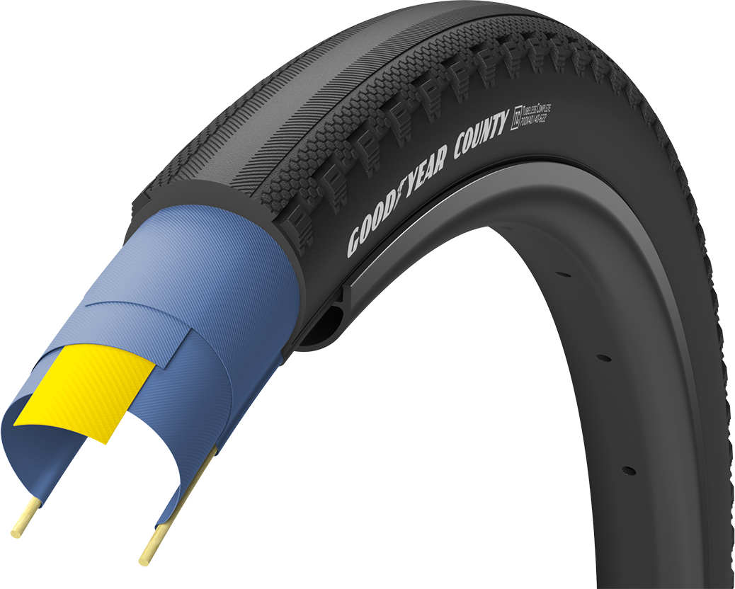 Goodyear COUNTY Tubeless Complete 700x35c/50c - Sort    810432030366