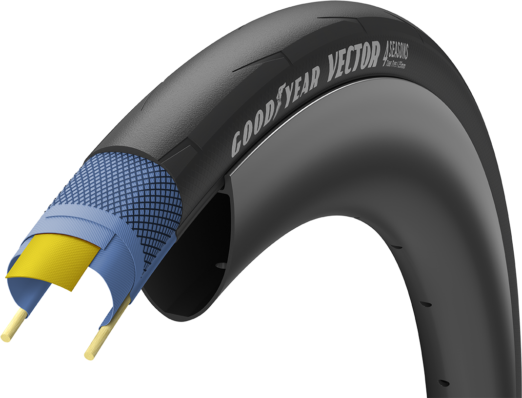 Goodyear VECTOR 4SEASON 700x25c/32c - Sort    810432031172