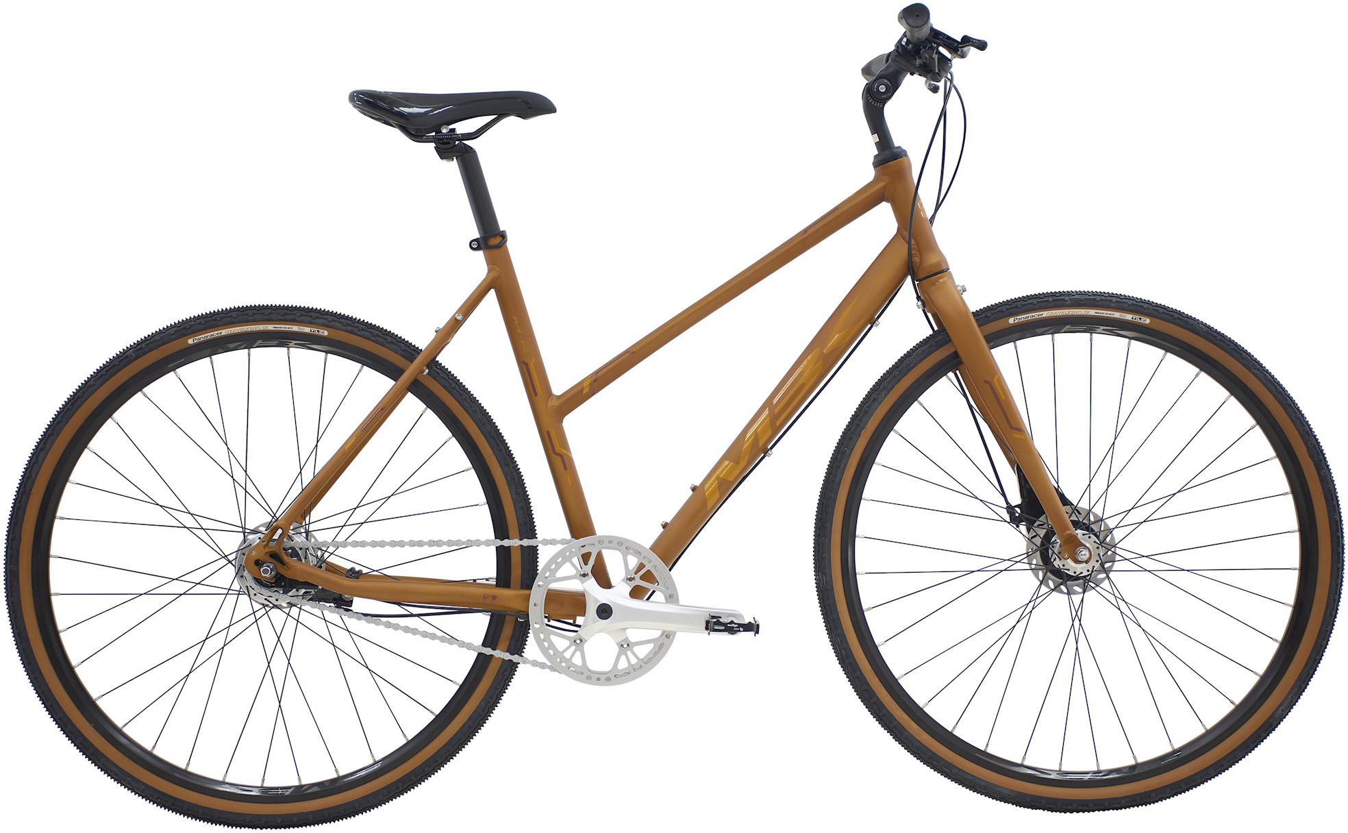 MBK Octane Gravel Urban Dame 7g 2023 - Brun/Orange Cykel