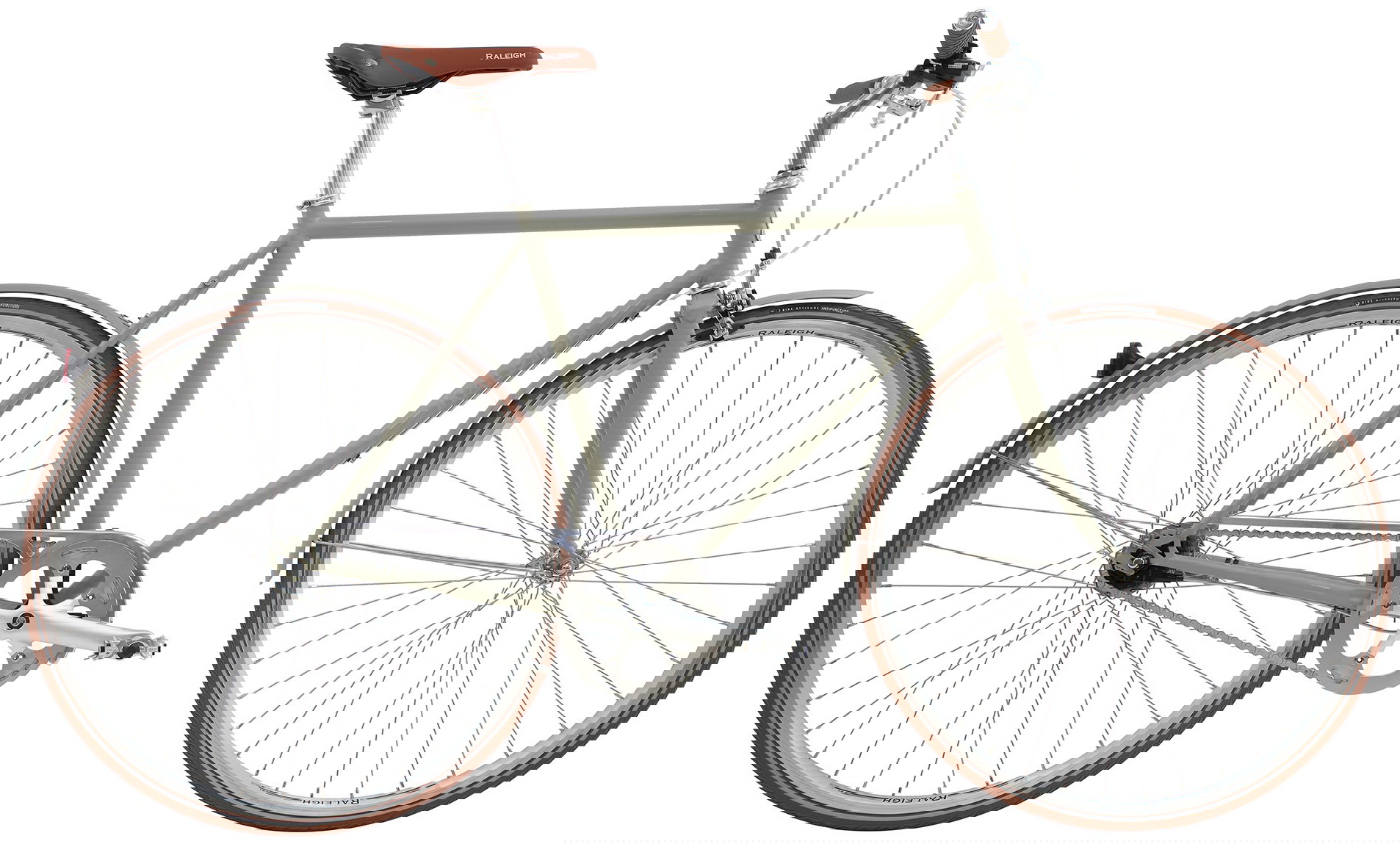 Raleigh Kent Herrecykel 7g 2023 - Grå til godt tilbud