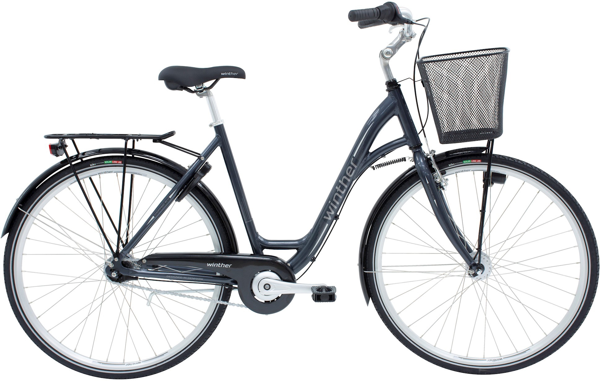 Winther Shopping Alu Dame 7g 2023 - Blå Cykeltilbud