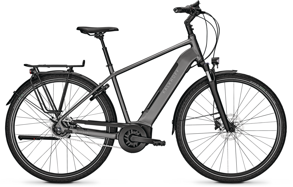Kalkhoff IMAGE 3.B ADVANCE Elcykel til Herre - Grå