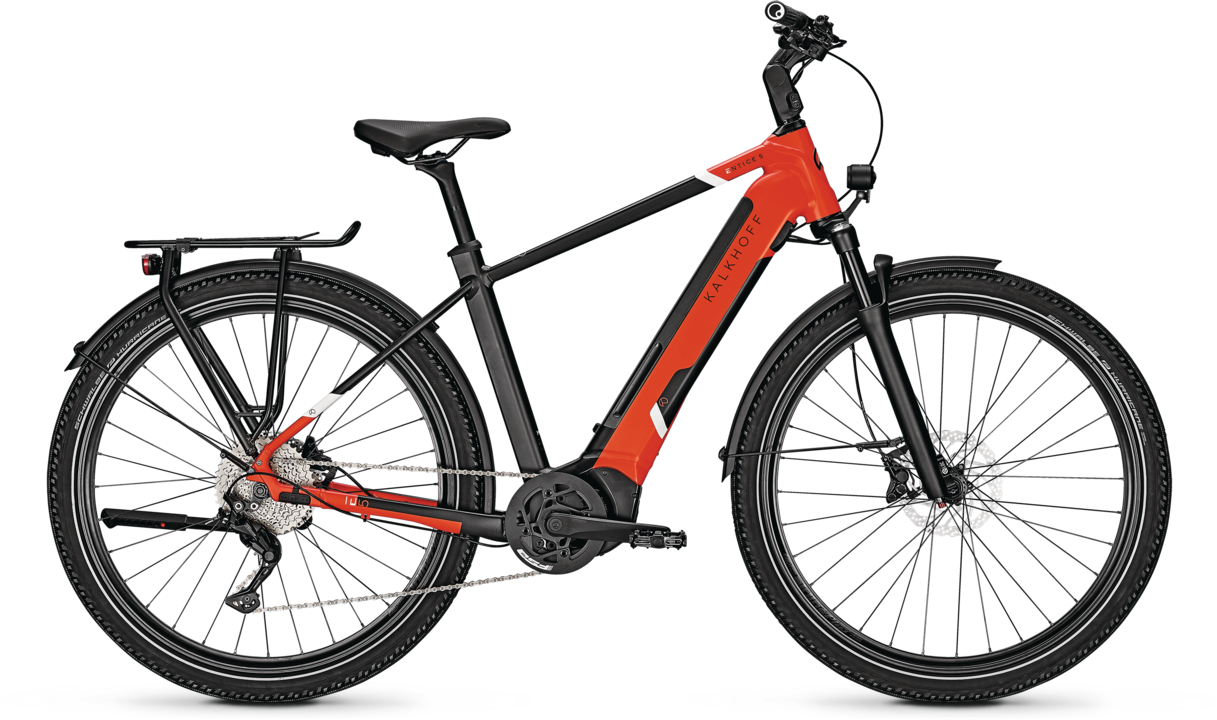 Kalkhoff ENTICE 5.B MOVE+ Elcykel - Sort/Rød Tilbud!