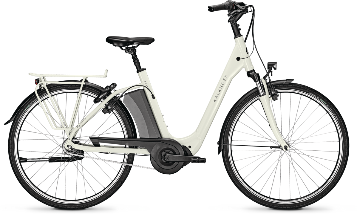 Kalkhoff AGATTU 1.S MOVE Elcykel til Dame - Hvid