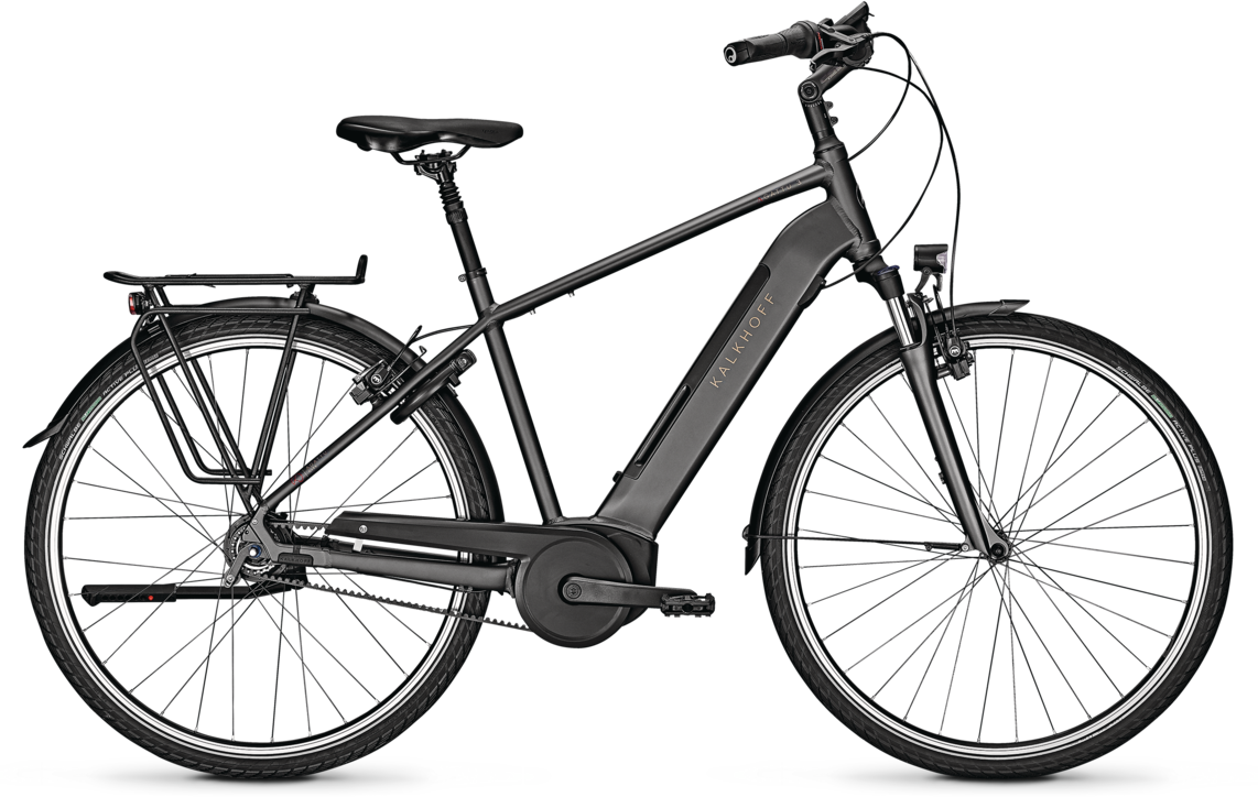 Kalkhoff AGATTU 3.B EXCITE Herre Elcykel - Sort tilbud
