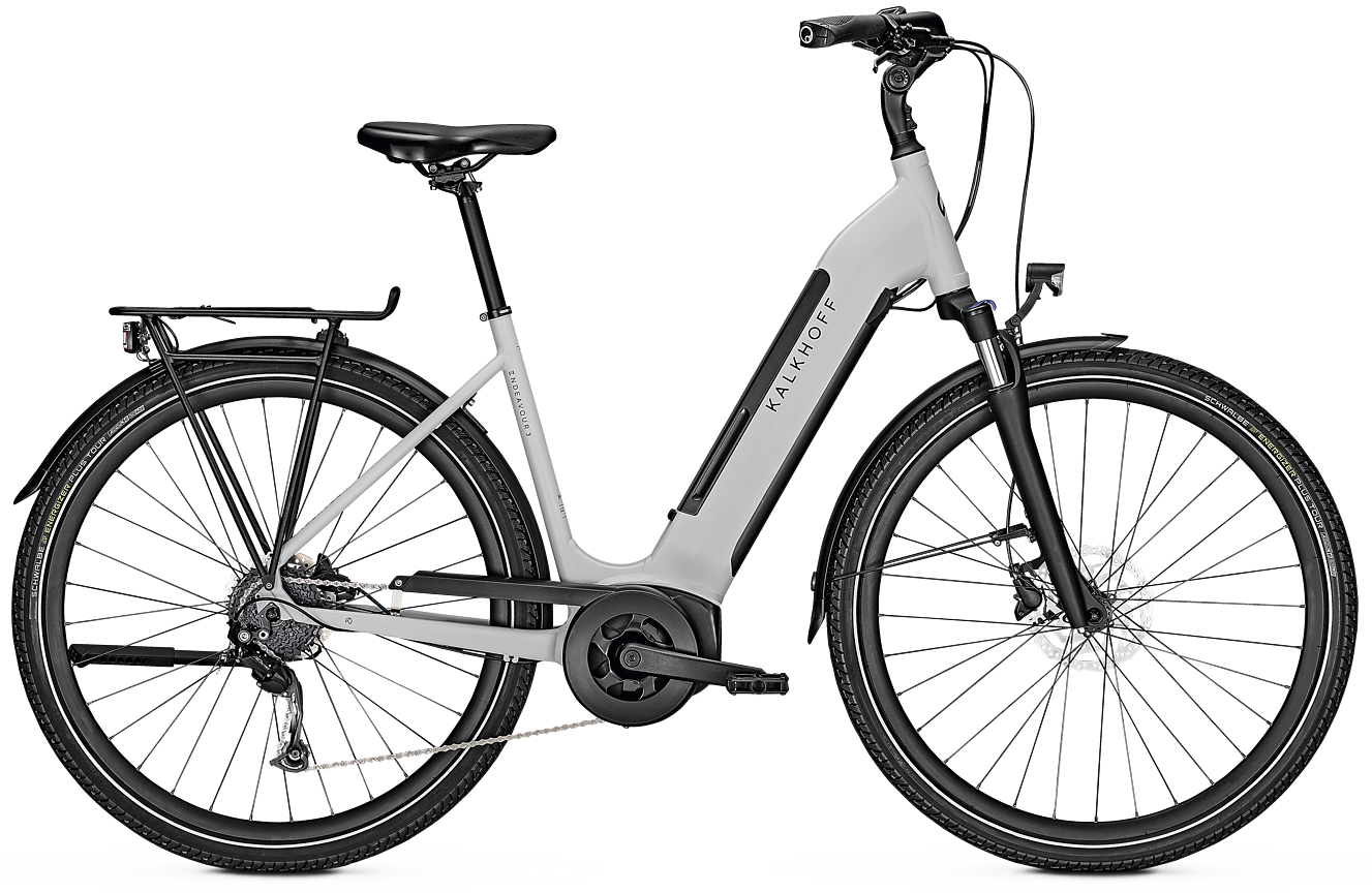 Kalkhoff ENDEAVOUR 3.B MOVE 500wh Elcykel - Grå/Hvid