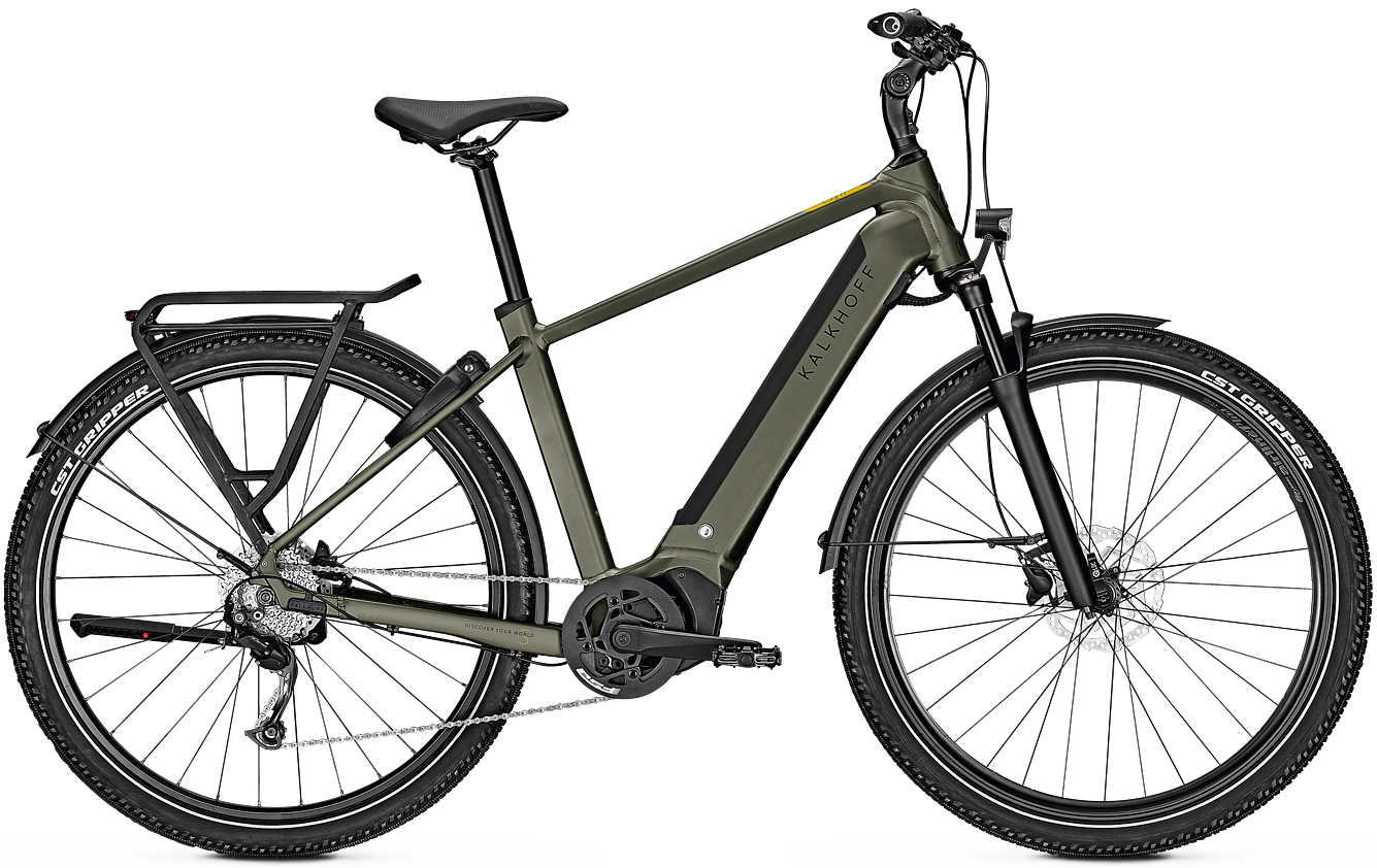 Kalkhoff ENTICE 5.B SEASON 625wh Elcykel Herre 2023 - Grøn