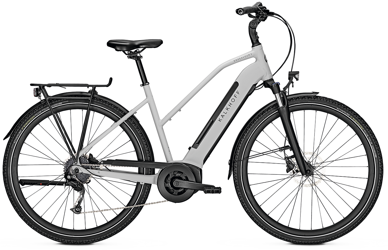 Kalkhoff ENDEAVOUR 3.B MOVE 500wh Elcykel - Grå/Hvid