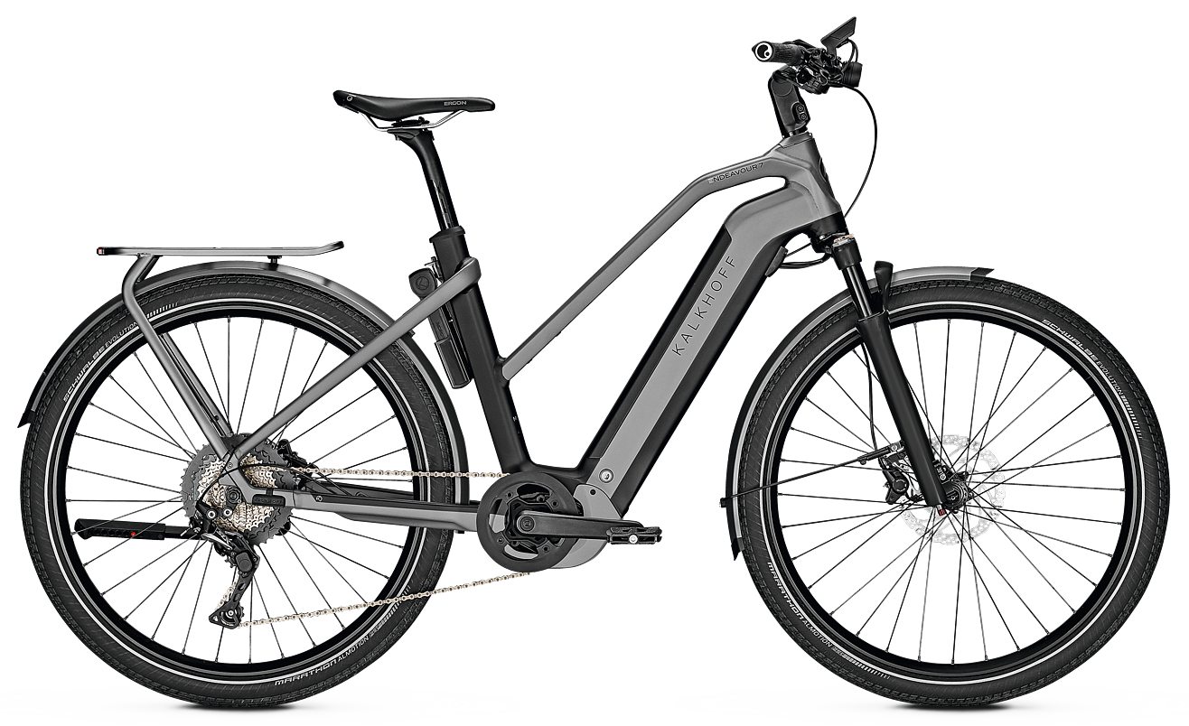 Kalkhoff ENDEAVOUR 7.B ADVANCE Elcykel - Grå tilbud!