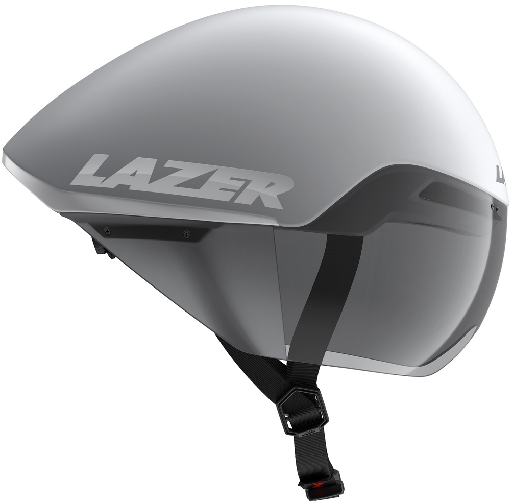 Lazer Victor Kineticore cykelhjelm - Matte White Silver    5400974021677